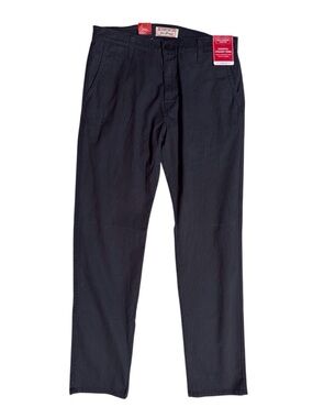 Levi Strauss straight leg chino w/dark grey micro houndstooth print size 34 x 34